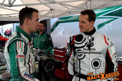 Rick Dreezen en Michael Schumacher